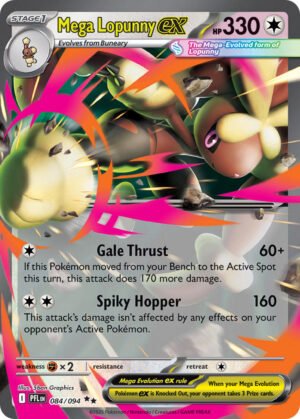 Mega Lopunny ex - 084/094 - Ultra Rare - Phantasmal Flames