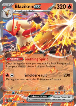 Blaziken ex - 024/159 - Ultra Rare - Journey Together